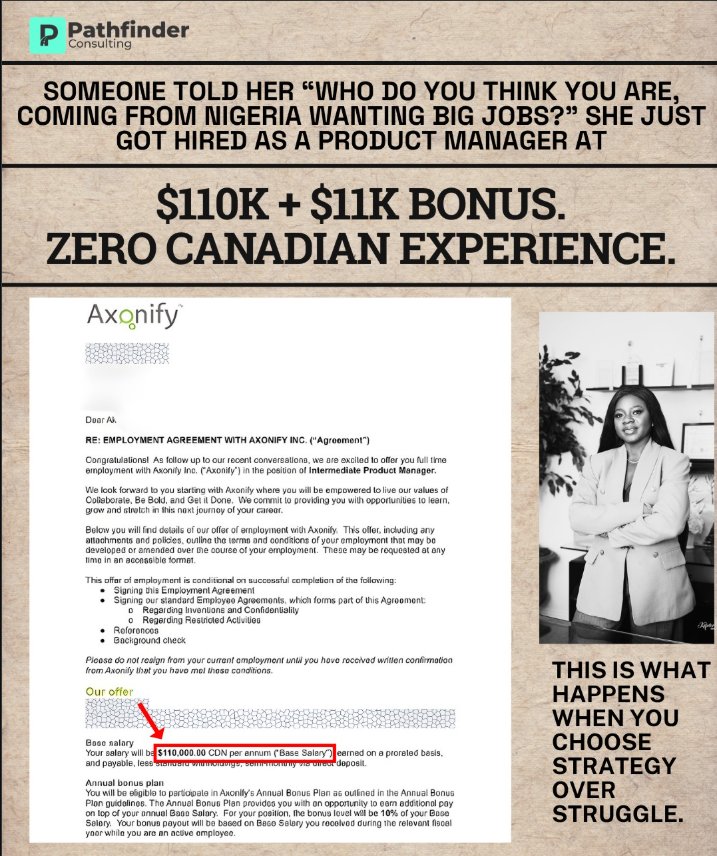 $110K Product Manager offer at Axonify